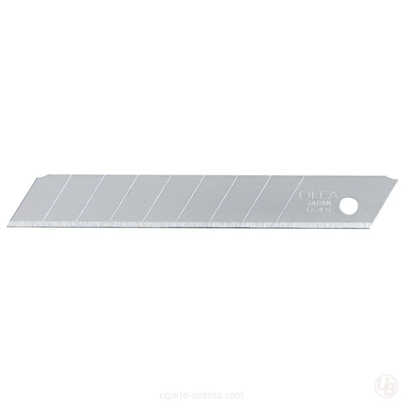 PACK DE 10 CUCHILLAS TROCEABLES 12.5 MM PLATEADAS
