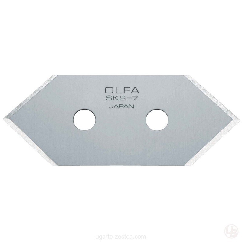 PACK 5 CUCHILLAS CORTE 45G 49X20X0.3MM PLATEADAS MCB-1 OLFA