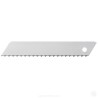 PACK DE 3 CUCHILLAS SOLIDA CON DENTADO ONDULADO 18MM PLATEADAS