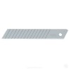 PACK DE 10 CUCHILLAS TROCEABLES 18 MM DOBLE SEGMENTO PLATEADAS