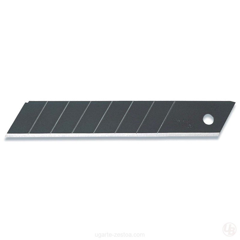 PACK DE 10 CUCHILLAS TROCEABLES 18 MM NEGRAS