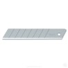 PACK DE 10 CUCHILLAS TROCEABLES 18 MM PLATEADAS EN BLISTER