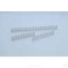TIRAS DE 50 MANGUITOS BLANCOS DE 0.5 MM2 X 8 MM PARA QUADRO PLUS 10 UDS.