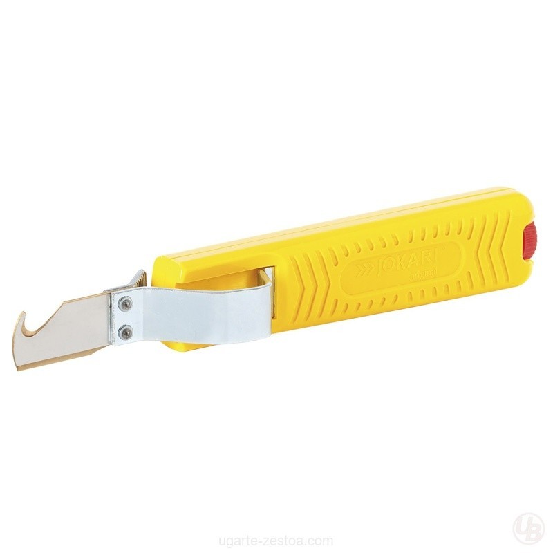CUCHILLO PELACABLES STANDARD NUM28H CUCHILLA EN FORMA DE GANCHO 8-28MM J10282 JOKARI