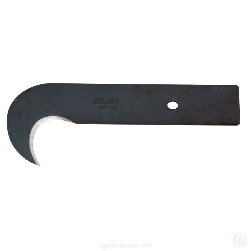 CUCHILLA EN FORMA DE GANCHO 90X39.5/20 MM Y ESPESOR 0.8 MM