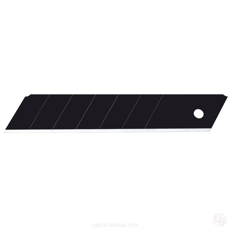PACK DE 5 CUCHILLAS TROCEABLES 25 MM NEGRAS