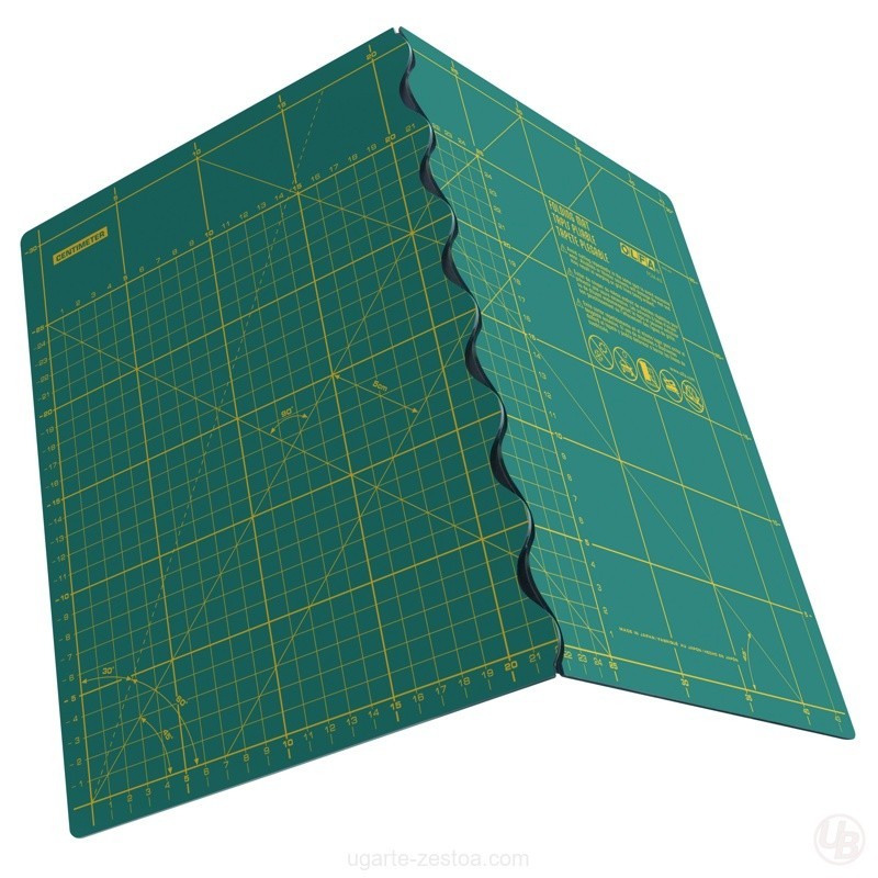 PLANCHA DE CORTE PLEGABLES 630X450X2.5MM VERDE