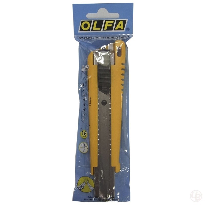 EXL-500/40-CUTER PROFESIONAL CON CUCHILLA DE 18 MM Y BLOQUEO AUTOMATICO EN BOLSA DE PLASTICO