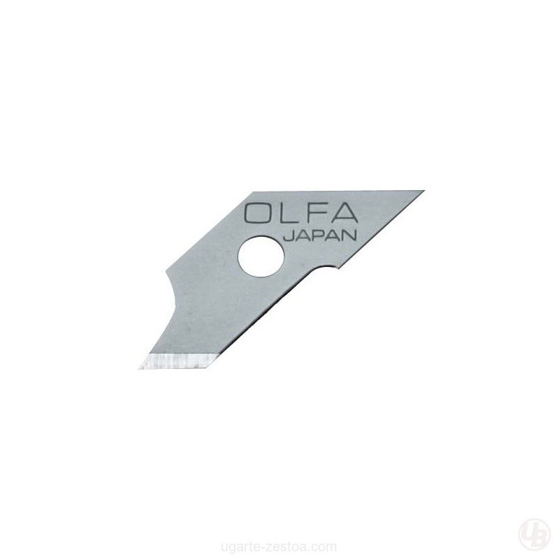 PACK DE 15 CUCHILLAS PARA CUTER COMPAS 5X24.5X0.5 MM PLATEADAS