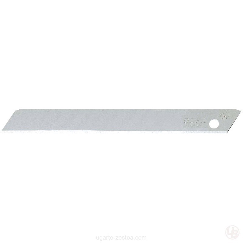 PACK DE 50 CUCHILLAS SOLIDAS 9 MM PLATEADAS