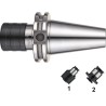 PORTAMACHOS DE CAMBIO RAPIDO. CON COMPENSACION DE PRESION Y DE TRACCION PARA CASQUILLOS DE ROSCADO. ISO 7388-1 DIN 69871