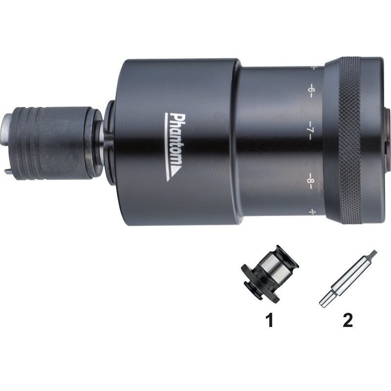 APARATO ROSCADOR. CON DISPOSITIVO DE INVERSION CON COMPENSACION DE PRESION Y DE TRACCION CON AJUSTE DE PAR POR FRICCION