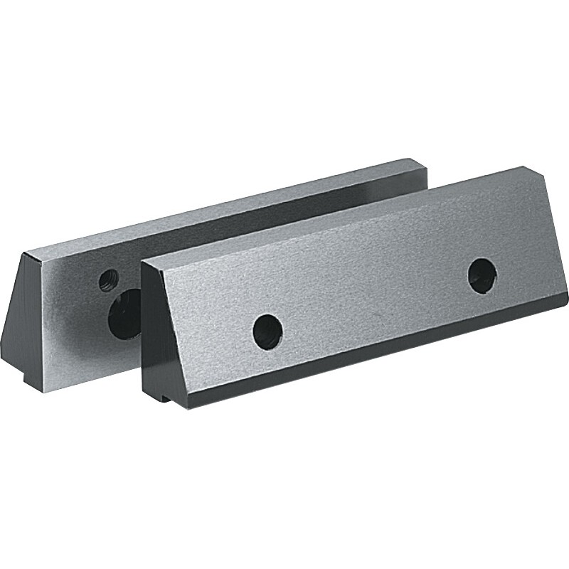 BISON JUEGO DE GARRAS LISAS PARA MORDAZA MECANICA MODULAR DE ALTA PRECISION TIPO 6620 125 MM