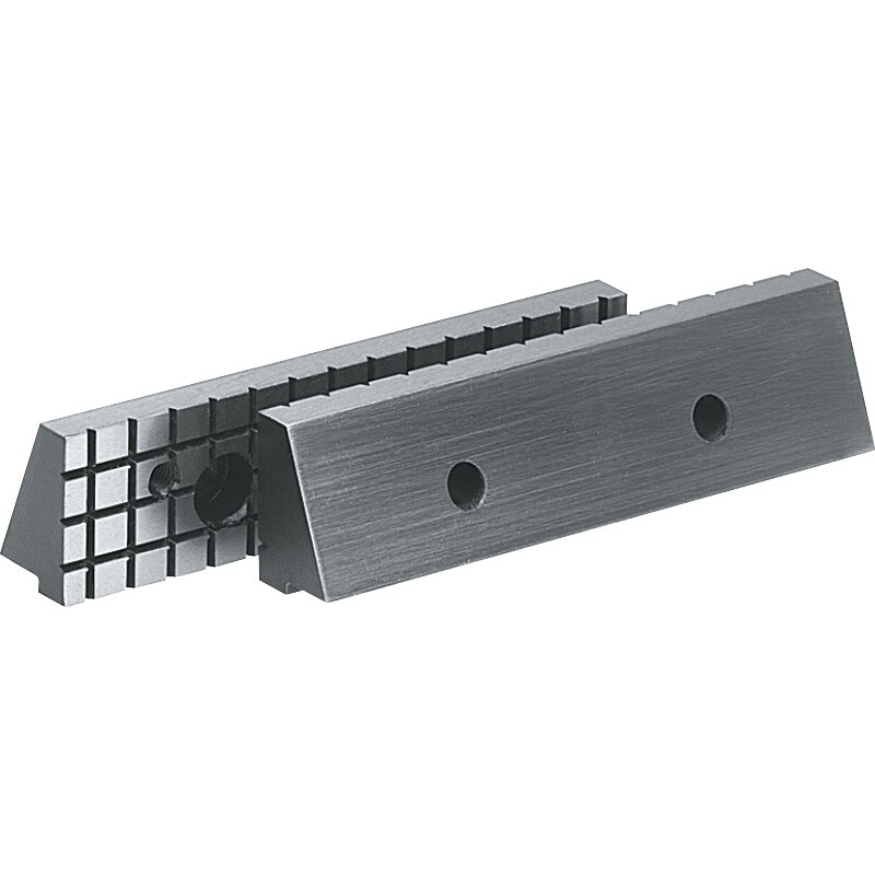 BISON JUEGO DE GARRAS RANURADAS PARA MORDAZA MECANICA MODULAR DE ALTA PRECISION TIPO 6620 125 MM
