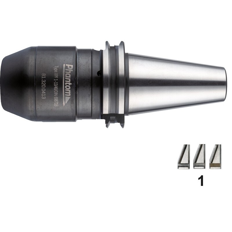 PORTABROCA DE PRECISION SUPER ALTA. TIPO XPF. SE SUMINISTRA CON LLAVE DE APRIETE. ISO 7388-1 DIN 69871 SK40 3-16MM
