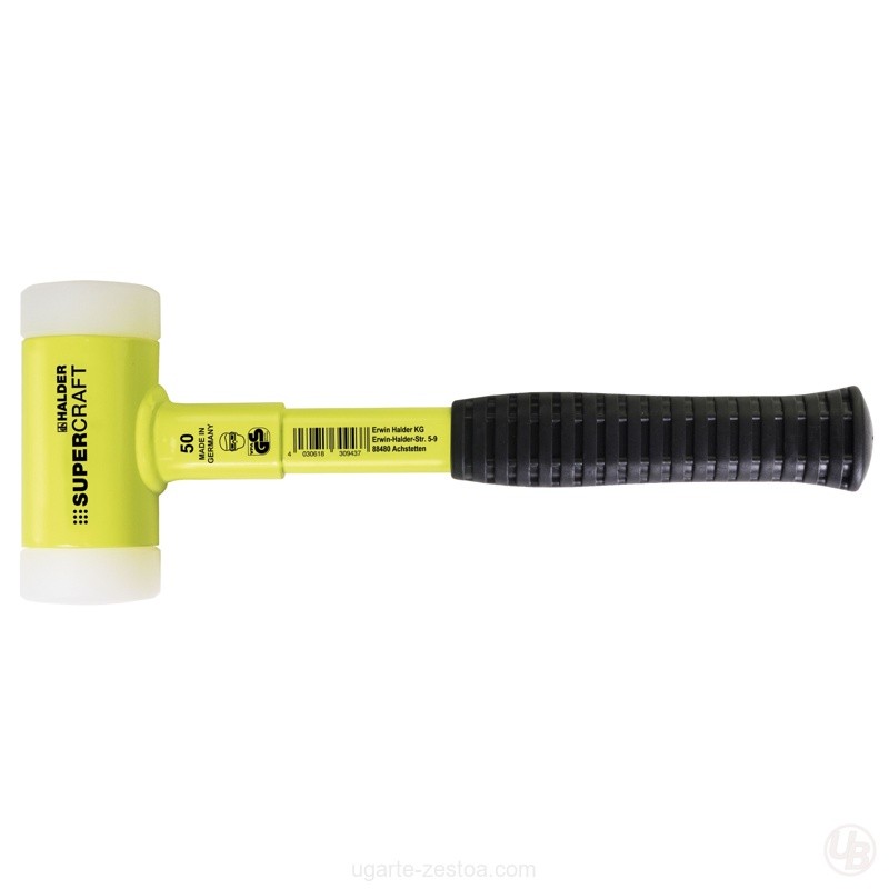 MAZA ANTI REBOTE METALICO AMARILLO SUPERCRAFT 50 MM