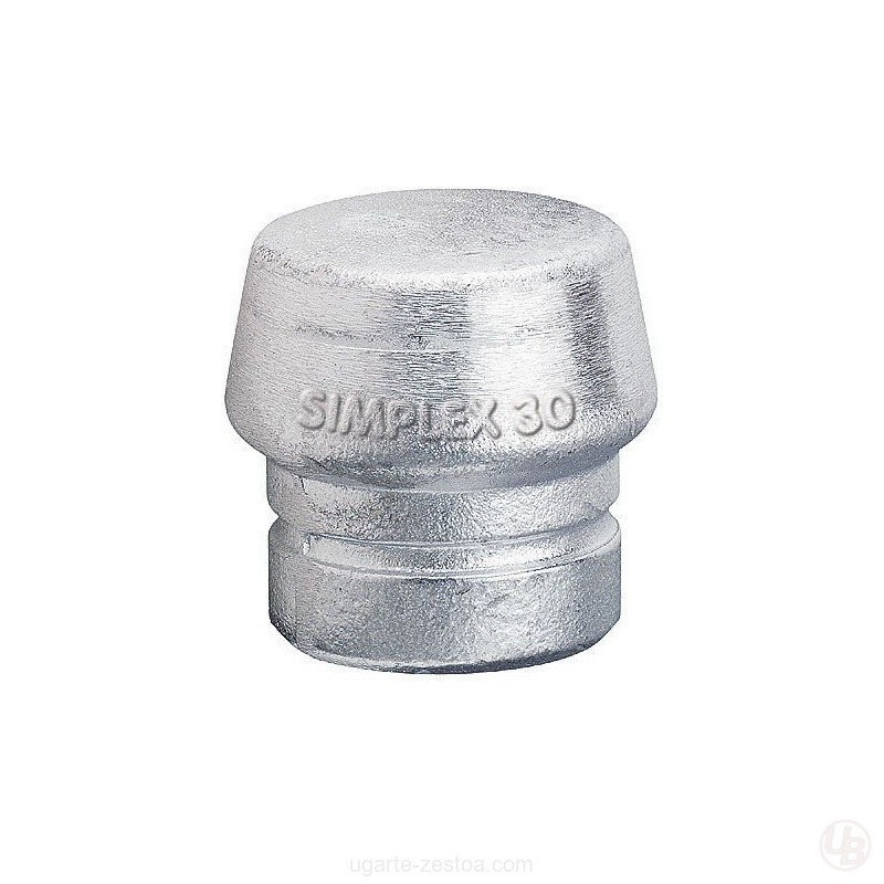 BOCA DE RECAMBIO METAL BLANDO PLATA SIMPLEX 50 MM