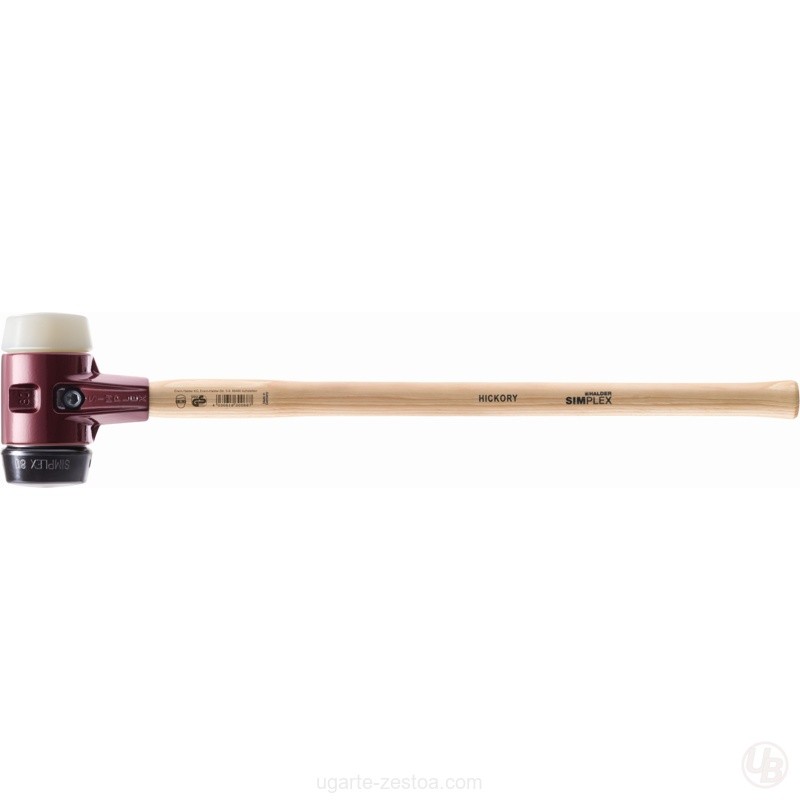 MALLO DE GOMA + NYLON SIMPLEX 80 MM