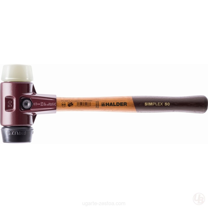 MAZA DE GOMA + NYLON SIMPLEX 60 MM