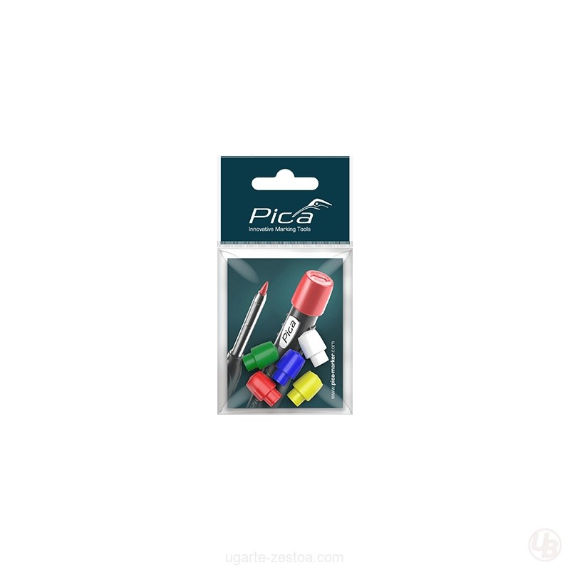 JUEGO DE 5 CAPUCHONES PARA PICA DRY ROJO. AZUL. VERDE. AMARILLO. Y BLANCO