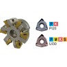 JUEGO DE. FRESA DE ESCUADRADO. 90B:. INCL. PLAQUITAS XNEX 0806 C63 MM + 60 X UI30