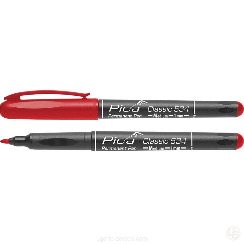 MARCADOR PERMANENTE CLASSIC BALA MEDIO ROJO