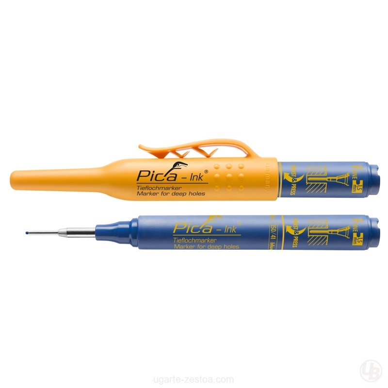 150/41-MARCADOR PERMANENTE DE TINTA PARA AGUJEROS PROFUNDOS INK AZUL