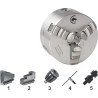 BISON ISO 702-3 DIN 55027 PLATO DE SUJECION AUTOCENTRADOR DE 3 GARRAS. ACERO. TIPO 3534 C4 160 MM