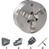 BISON ISO 702-1 DIN 55026 PLATO DE SUJECION AUTOCENTRADOR DE 3 GARRAS. ACERO. TIPO 3514 C11 400 MM