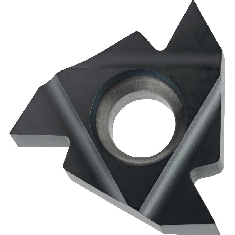 PLAQUITA PARA ROSCAR EL CARBURO 60B:. PERFIL PARCIAL. EXTERIOR 16EL AG60 UI20 HC-P25/M20/K20