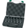 JUEGO DE FRESAS HUECAS HSS-EX NITRURADO. PROFUNDIDAD DE CORTE 30 MM. 62.122 12 - 22 MM