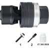 SACABOCADO CON PUNZON CORTADOR. PARA USO MANUAL E HIDRAULICO. CON TORNILLO Y RODAMIENTO DE BOLAS 50.5 MM